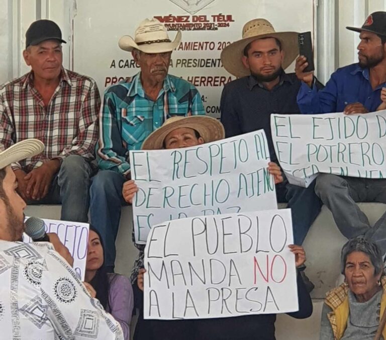 Ejidatarios dicen no a la presa Milpillas