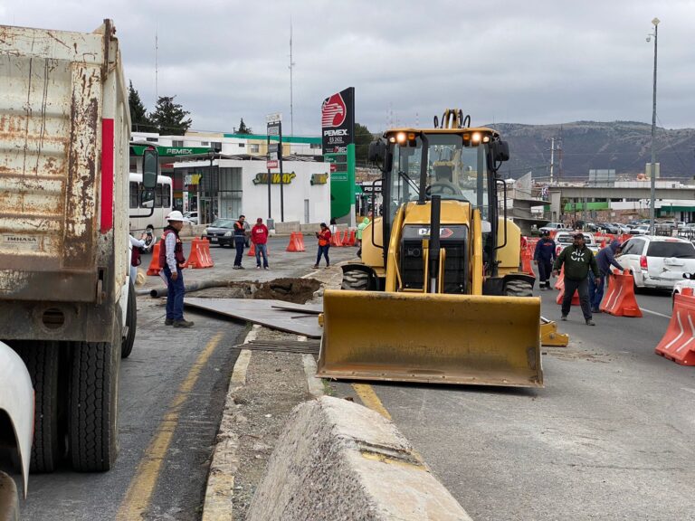 Empieza reparación de bulevar tras cancelar 2° piso