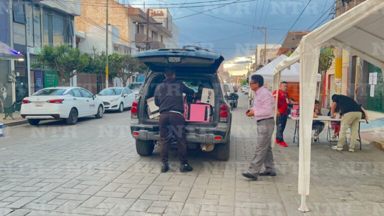 Inicia recepción y procesamiento de paquetes electorales en Fresnillo