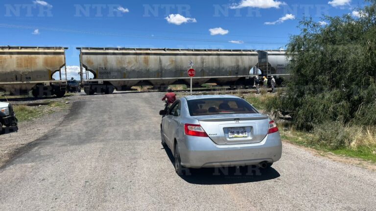 Advierten por cruce ferroviario peligroso