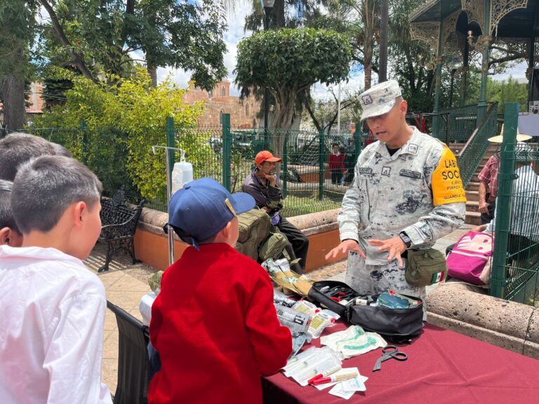 Participa Guardia Nacional en las Jornadas de Paz y Bienestar en Atolinga