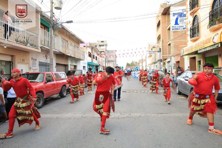 Regresa desfile de San Juan Bautista a Juan Aldama