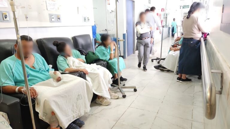 Saturada, Urgencias del IMSS