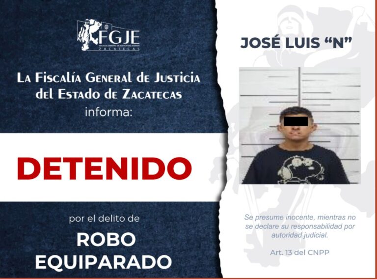 Lo detienen en Calera por robo equiparado
