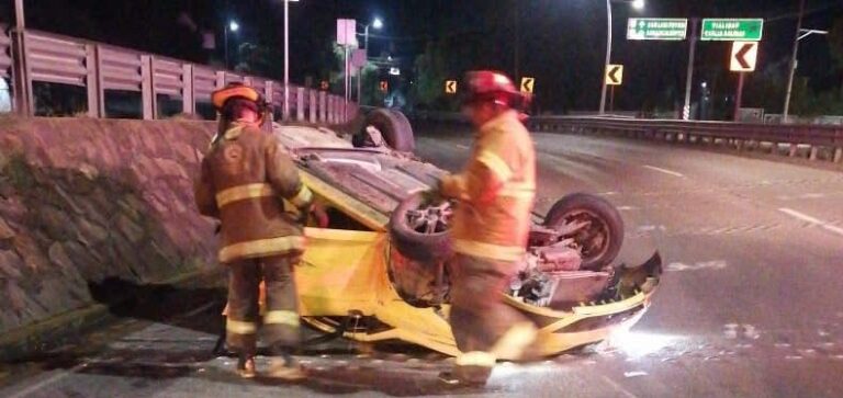 Madrugada accidentada en Guadalupe
