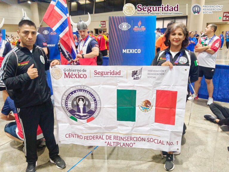 Obtiene medallas personal penitenciario de México