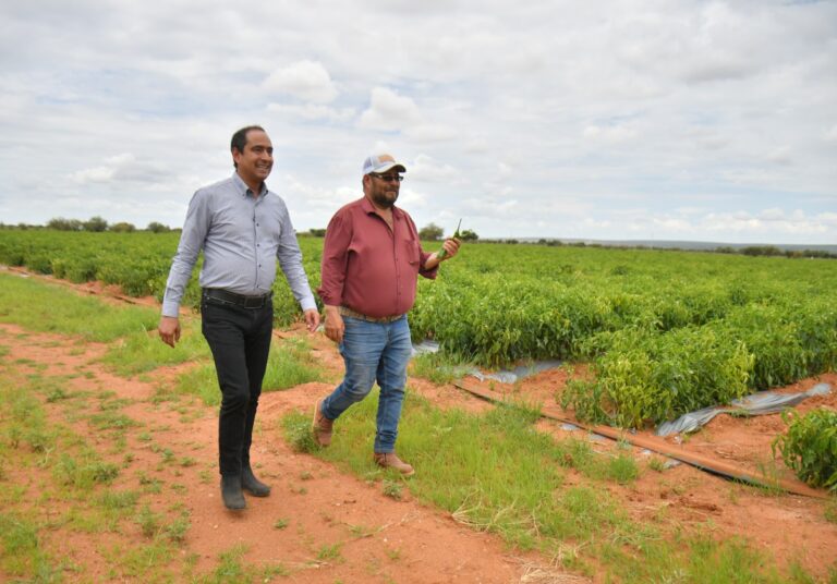 Realiza Pepe Saldívar gira por el campo guadalupense