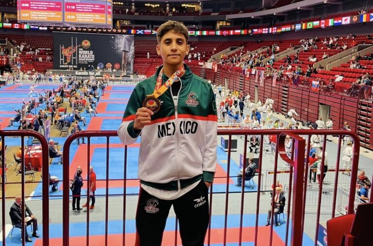 Zacatecano gana bronce en Mundial de Karate