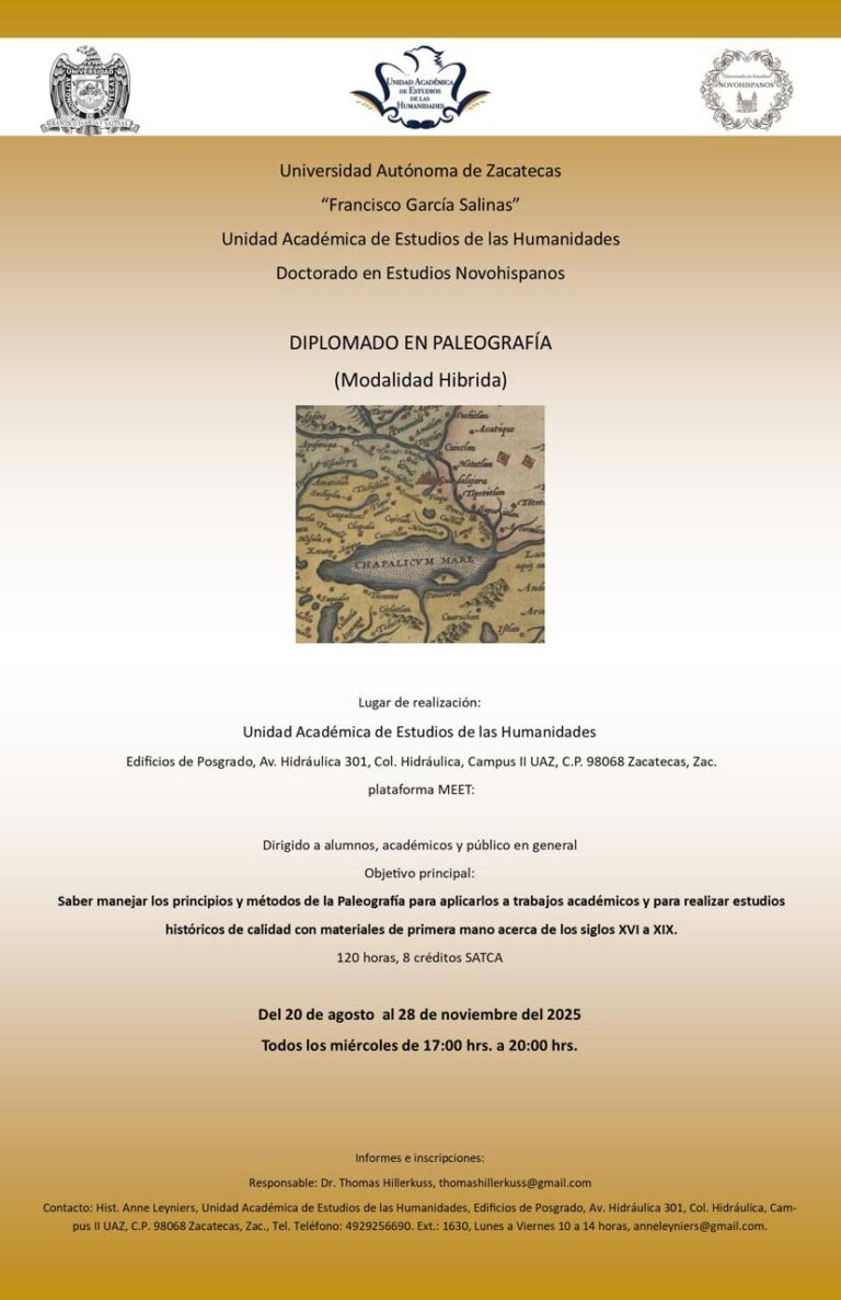 Invitan a cursar Diplomado en Paleografía