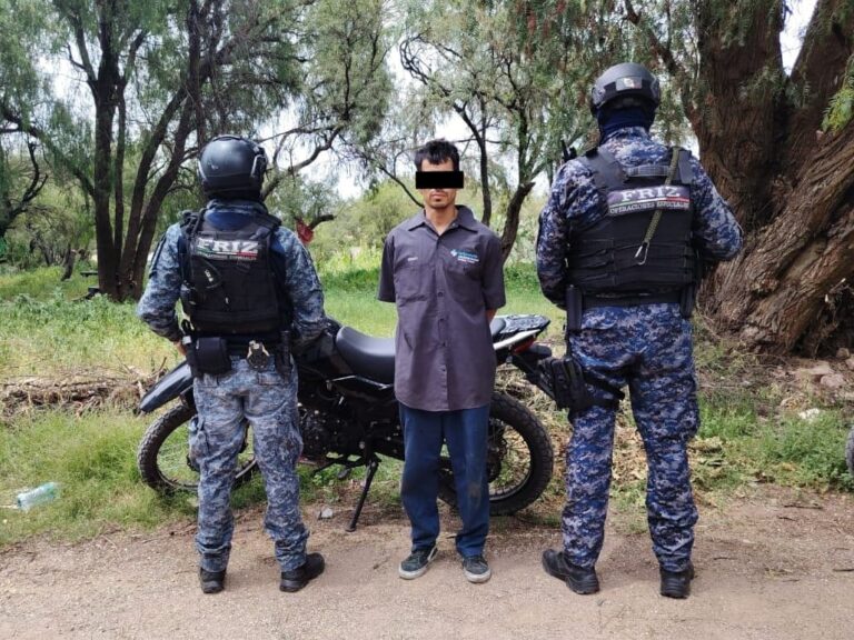 Lo detienen por conducir una moto robada