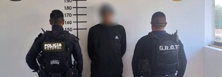 Detienen a presunto narcomenudista en la Mecánicos