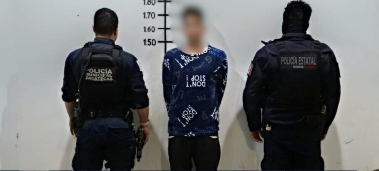 Detienen a hombre por presunta violencia familiar