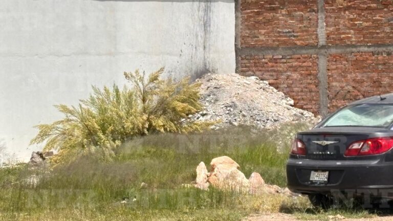 Empresa abandona sus desechos en La Flores