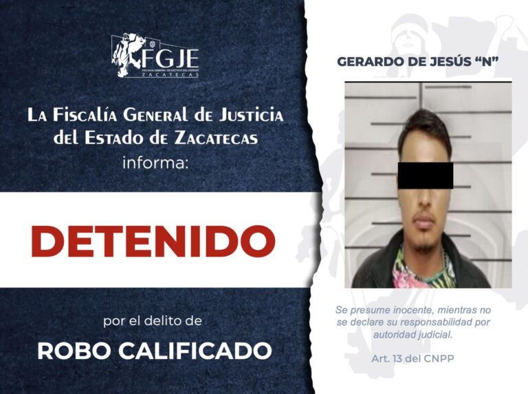 Detienen FGJE y Mesa de Paz a cinco personas