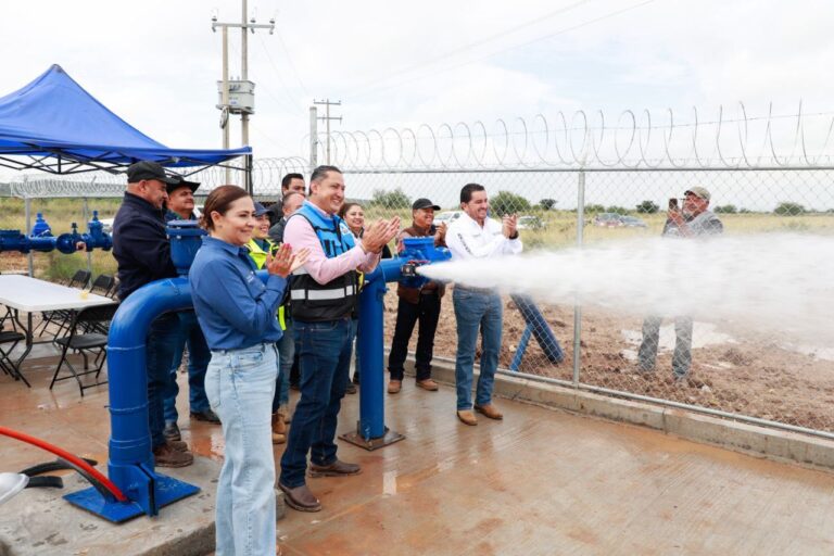 Inauguran pozo en zona norte de Fresnillo