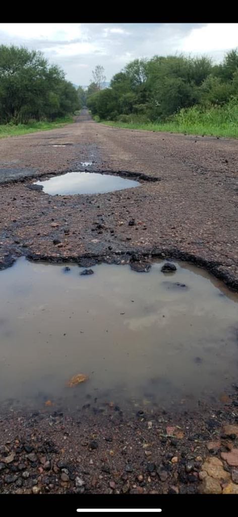 Se forman cráteres en Tlaltenango-Atolinga