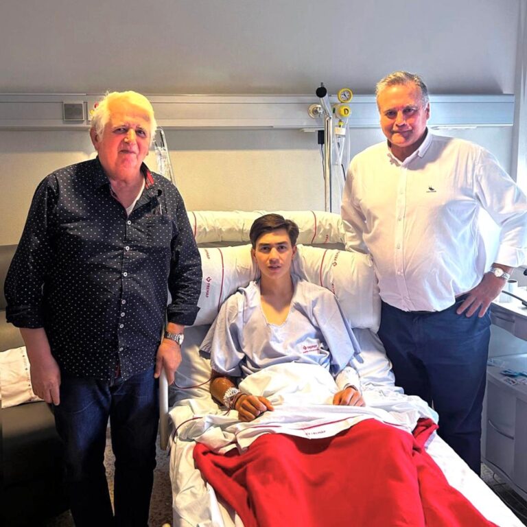 Bruno Aloi, en franca recuperación