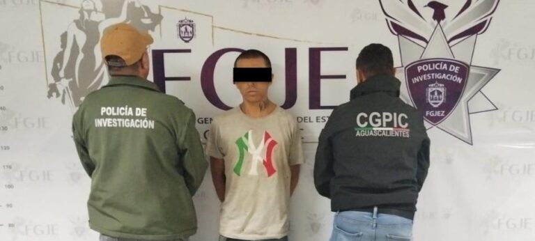 FGJEZ detiene a Obed Eliud; lo buscaban en Aguascalientes