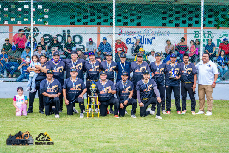 Montaña Negra, campeón del Torneo de Béisbol de Huejúcar