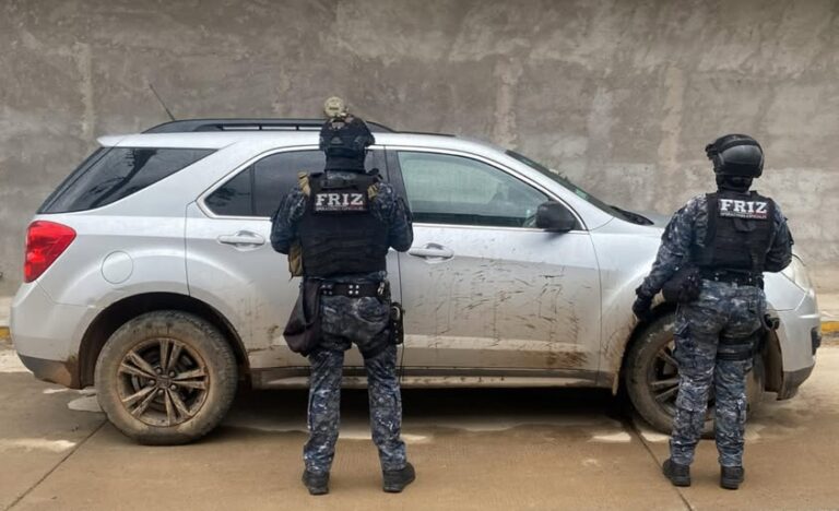 Aseguran vehículo con reporte de robo en Guadalupe