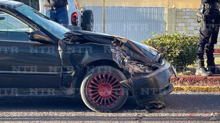 Mañana accidentada en Fresnillo