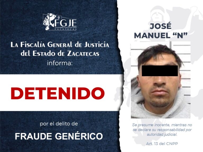 Cumplimenta FGJE tres órdenes de aprehensión