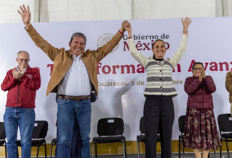 Destaca Sheinbaum apoyos y proyectos para Zacatecas