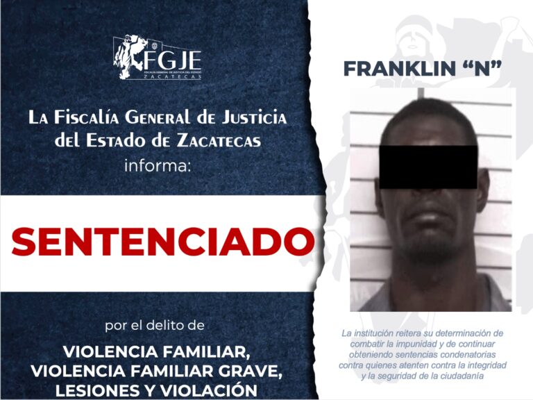 Le dan 9 años de cárcel por violencia familiar