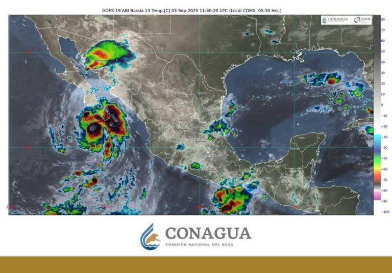 Se intensifica ‘Lorena’ a huracán Categoría 1