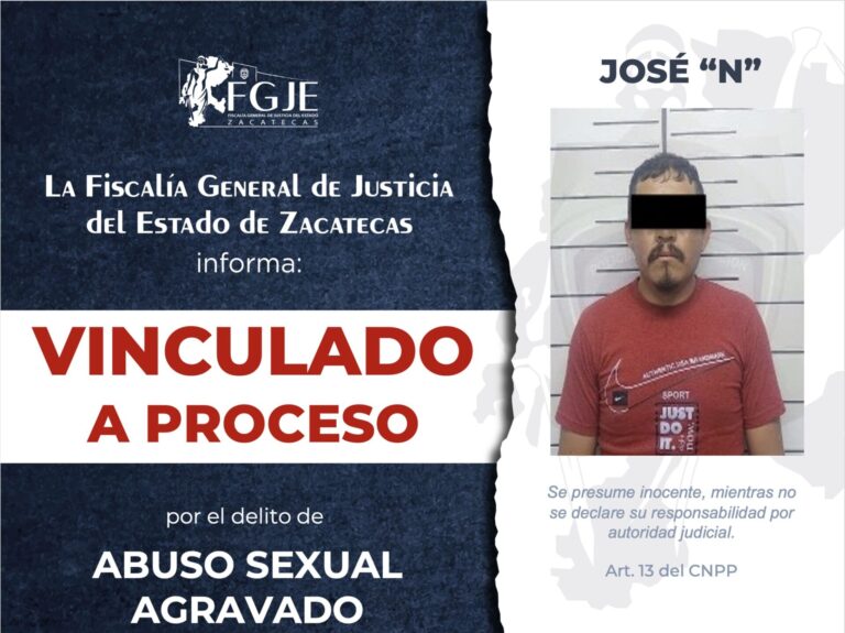 Vinculan a proceso a José por abuso sexual