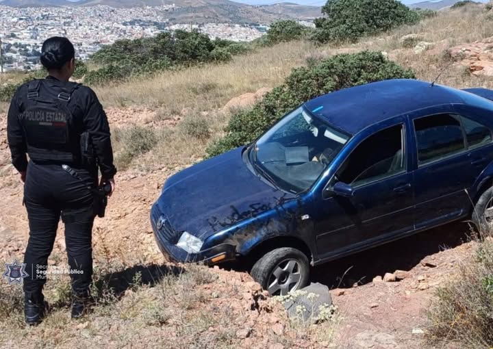 Recupera policía municipal auto robado