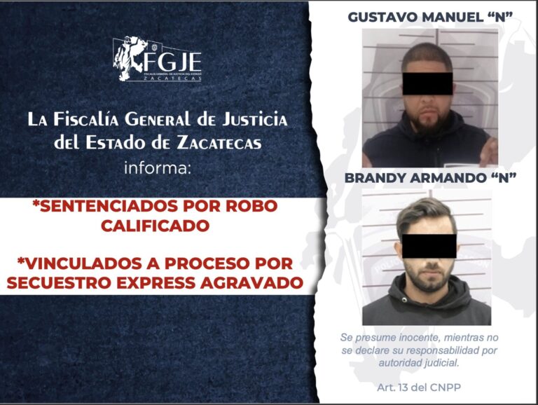 Sentencian a responsables de robo al Ayuntamiento de Fresnillo
