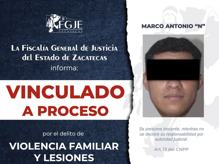 Lo vinculan a proceso por violencia familiar