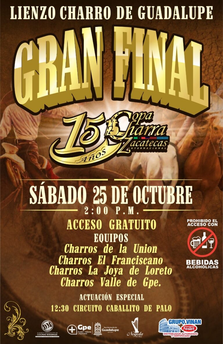 Caballito de Palo, en la Gran Final de laCopa Charrade Zacatecas Internacional