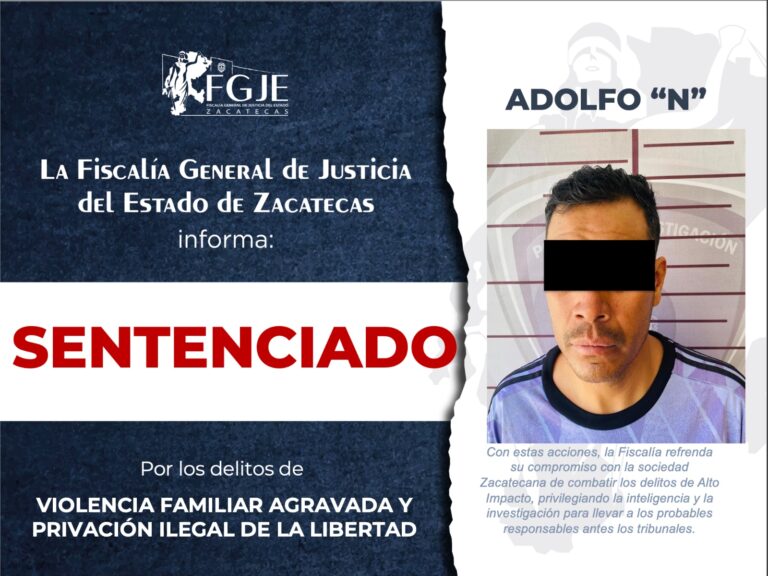 Dan sentencia de 9 años por violencia familiar