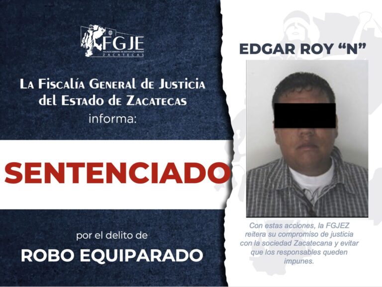 Lo sentencian por el delito de robo equiparado