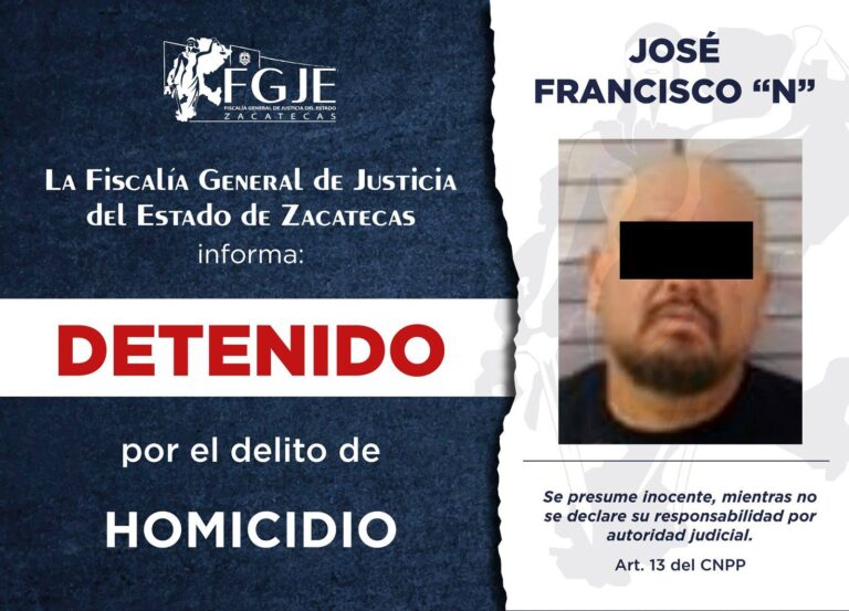 Detiene FGJE a tres hombres; dos son presuntos homicidas