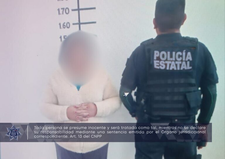 Detienen a mujer por robar una laptop