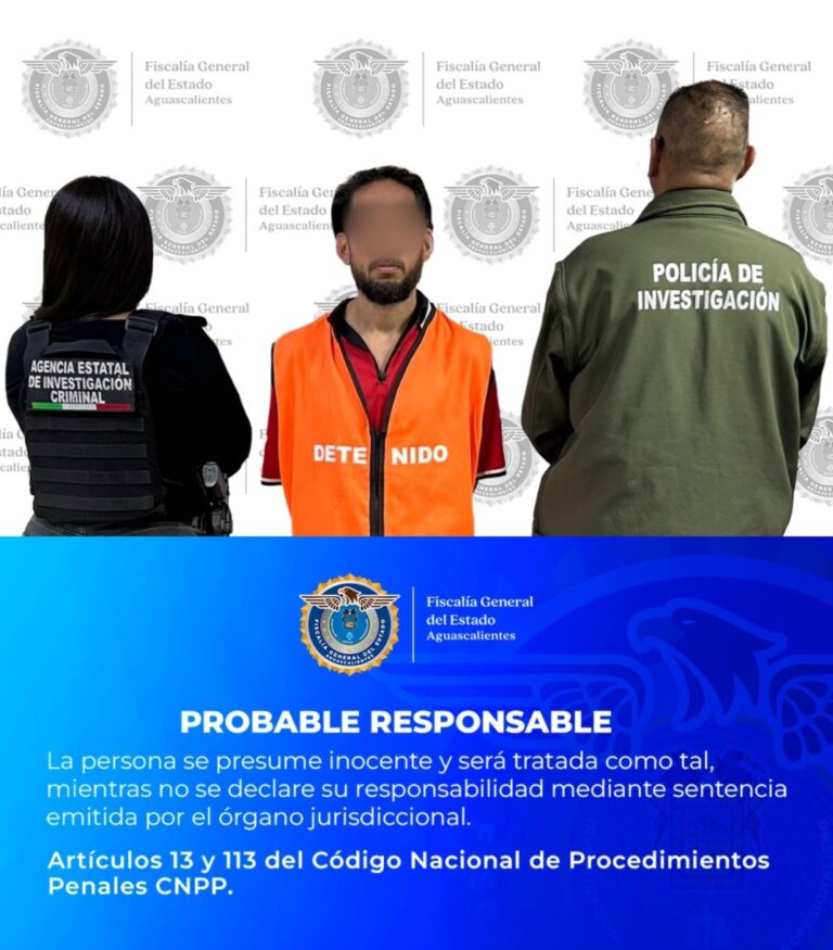 Detienen en Aguascalientes a presunto acosador, contaba con orden en Zacatecas