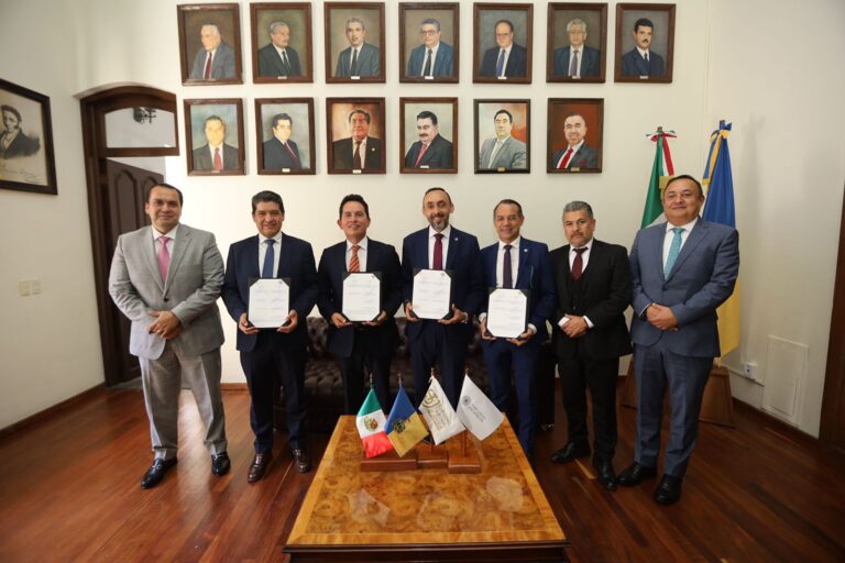Firman convenio poderes judiciales de Zacatecas y Jalisco