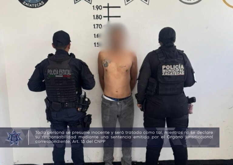Lo detienen por presunta violencia familiar