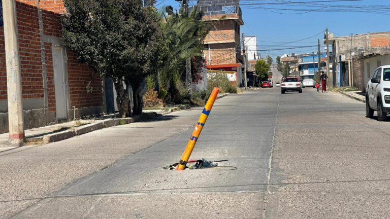 Tapas dañadas, un riesgo en la Zapata