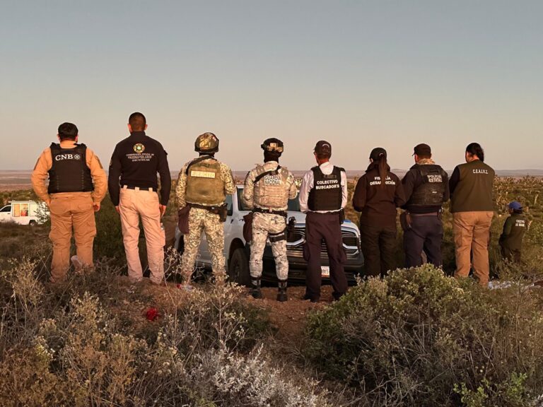 Reportan prospección forense positiva en Guadalupe
