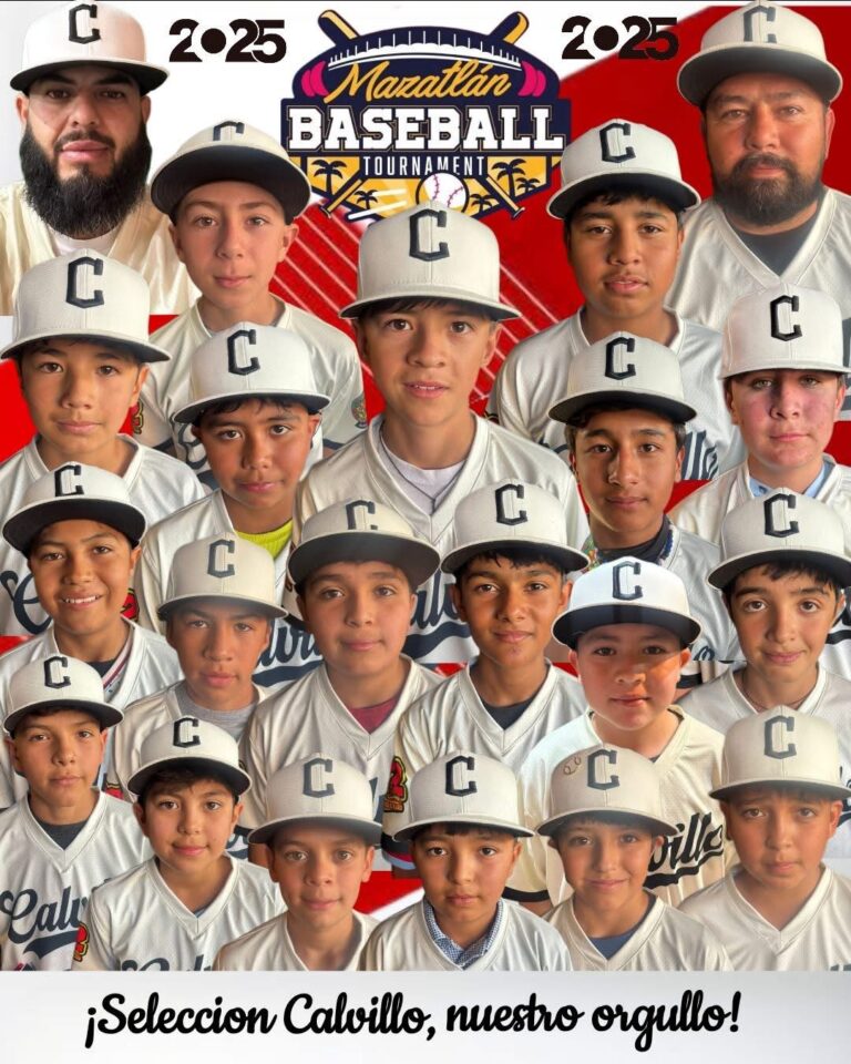 Participan peloteros de Jalpa en el Mazatlán Baseball Tournament