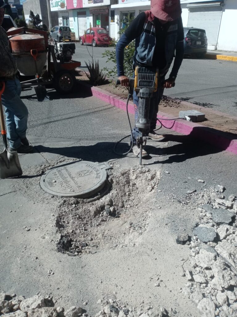 Continúa rehabilitación de calles en Guadalupe