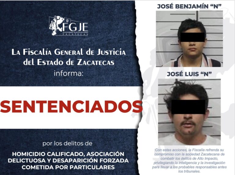 Dan sentencias condenatorias por delitos de alto impacto