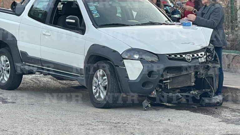 Chocan en Fresnillo; solo hay daños materiales