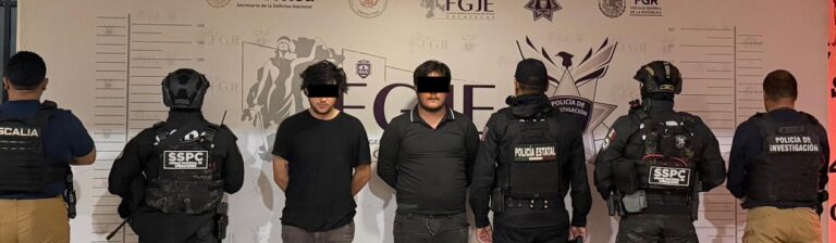 Detienen a extorsionadores en Fresnillo