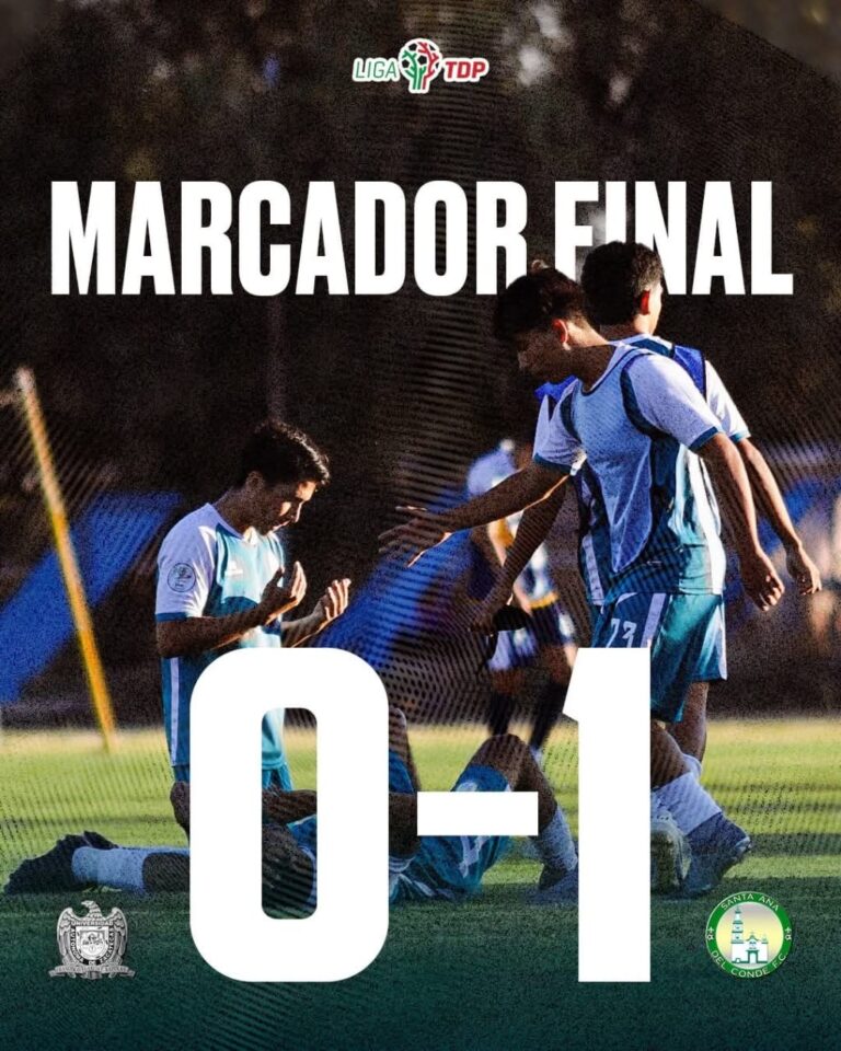 Tuzos UAZ cae ante Santa Ana del Conde