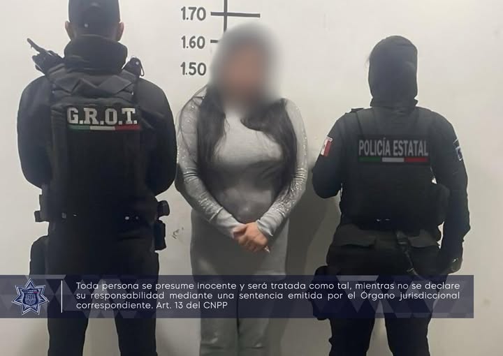 Detienen a mujer por robo a comercio en el centro